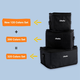 Ohuhu Oahu 320 Colors Dual Tips Alcohol Art Markers, Fine & Chisel (Canada Domestic Shipping)