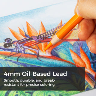 Ohuhu Halawa Series 72 Colors Oil-based Colored Pencils