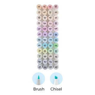 Ohuhu Honolulu 48 Pastel Colors Dual Tips Alcohol Art Markers-Sweetness