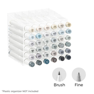 Ohuhu Honolulu 36 Gray Tone Colors Dual Tips Alcohol Art Markers (New Version)