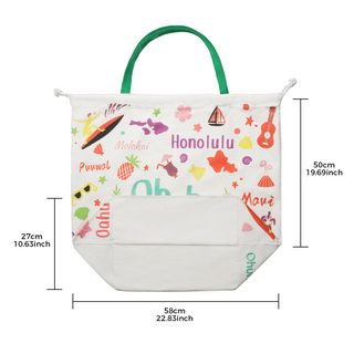 Ohuhu Canvas Gift Bag for Multi-purpose, Available in Two Sizes
