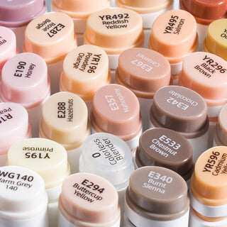 Ohuhu Oahu 36 Skin Tone Colors Dual Tips Alcohol Art Markers, Fine & Chisel (Canada Domestic Shipping)