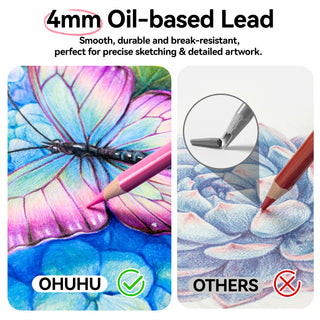 Ohuhu Halawa Series Oil-based Colored Pencils