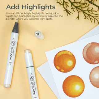 Ohuhu Honolulu Colorless Blender Marker - Pack of 6 (Canada Domestic Shipping)