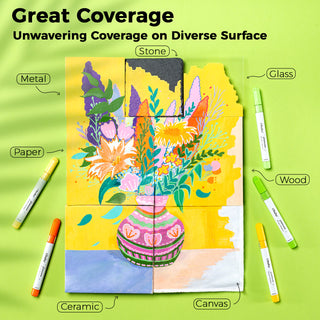 Ohuhu Acrylic Paint Markers Refillable 36 Colors – Hanauma