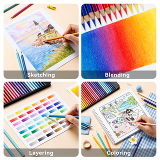 Ohuhu Halawa Series Oil-based Colored Pencils