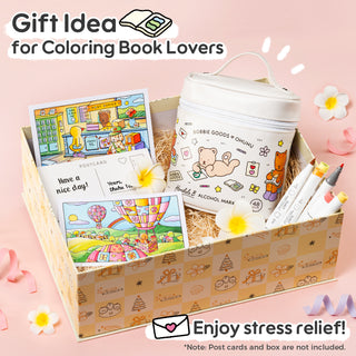 Ohuhu x Bobbie Goods Honolulu B 48 Colors Dual Tips Alcohol Art Markers, Brush & Fine