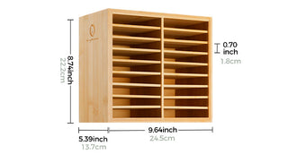 Ohuhu Bamboo Marker Organizer (Canada Domestic Shipping)