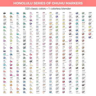 Ohuhu Honolulu 320 Colors Dual Tips Alcohol Art Markers (Canada Domestic Shipping)