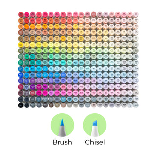 Ohuhu Honolulu 320 Colors Dual Tips Alcohol Art Markers
