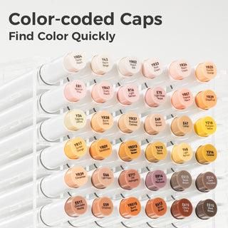 Ohuhu Honolulu 24 Skin Tone Colors Dual Tips Alcohol Art Markers (Canada Domestic Shipping)
