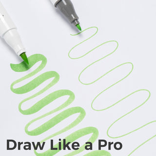 Ohuhu Honolulu² 120 Colors Dual Tips Alcohol Art Markers