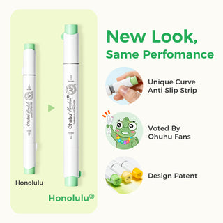 Ohuhu Honolulu² 120 Colors Dual Tips Alcohol Art Markers