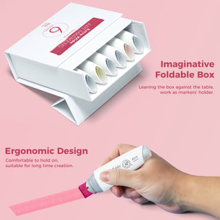 Ohuhu Molokai Four Tones Extra-wide Tip Alcohol Art Markers