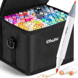 Ohuhu Honolulu 120 Colors Dual Tips Alcohol Art Marker (Canada Domestic Shipping)