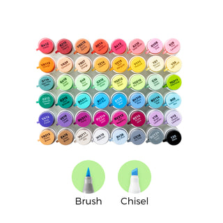 Ohuhu Honolulu² 48 Basic Colors Dual Tips Alcohol Art Markers
