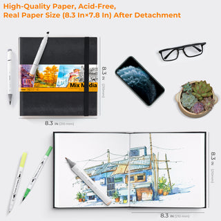 Ohuhu Mix Media Pad for Multiple Techniques