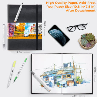 Ohuhu Mix Media Pad for Multiple Techniques