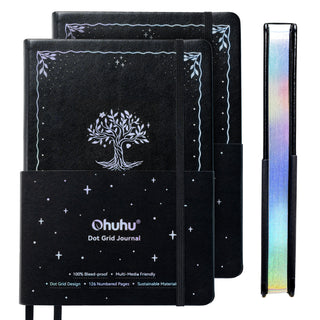 Ohuhu Bleedproof Bullet Dotted Journal Notebook