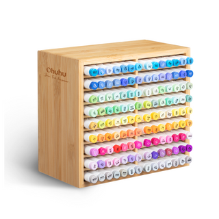 Ohuhu Bamboo Marker Organizer