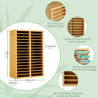 Ohuhu Bamboo Marker Organizer (Canada Domestic Shipping)