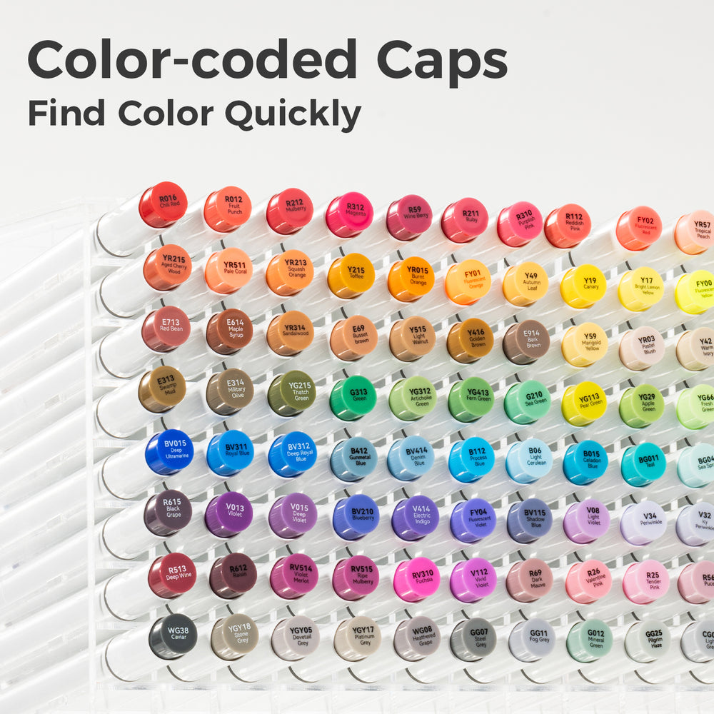 Ohuhu Honolulu Brush Markers - Large Set