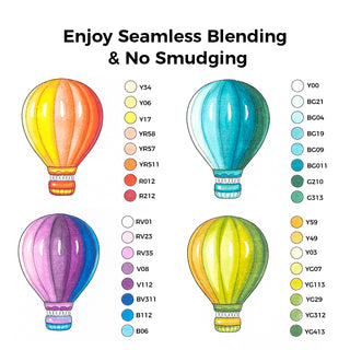 Ohuhu Honolulu Brush Markers - Large Set