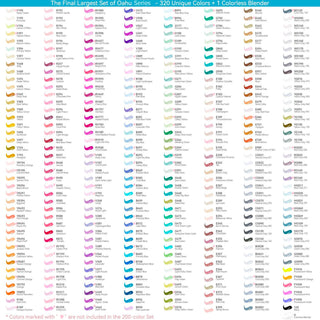 Ohuhu Oahu 320 Colors Dual Tips Alcohol Art Markers, Fine & Chisel (Canada Domestic Shipping)