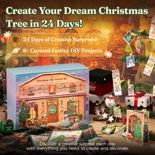 Ohuhu Christmas Advent Calendar 2026, 24 Days Countdown Gift Kit